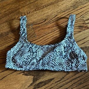 Xhilaration snake skin bikini top